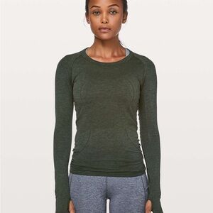 lululemon swiftly tech long sleeve shirt size 6